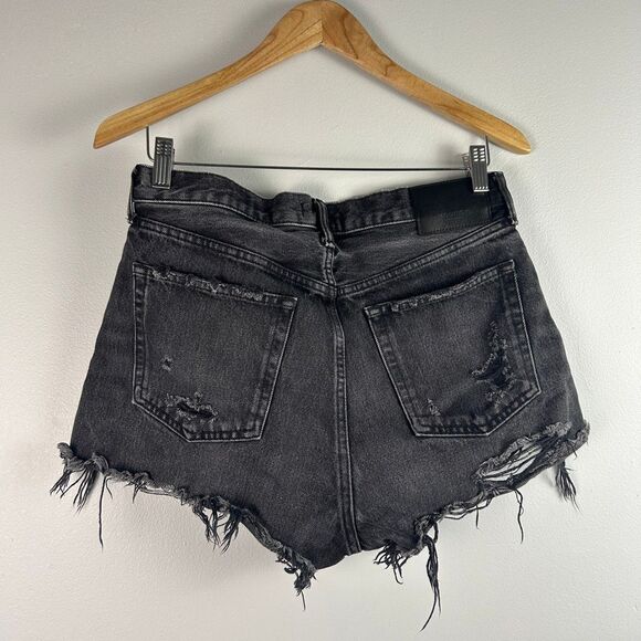 Moussy Vintage Durango Mid Rise Distressed Cut Off Shorts - Picture 3 of 8